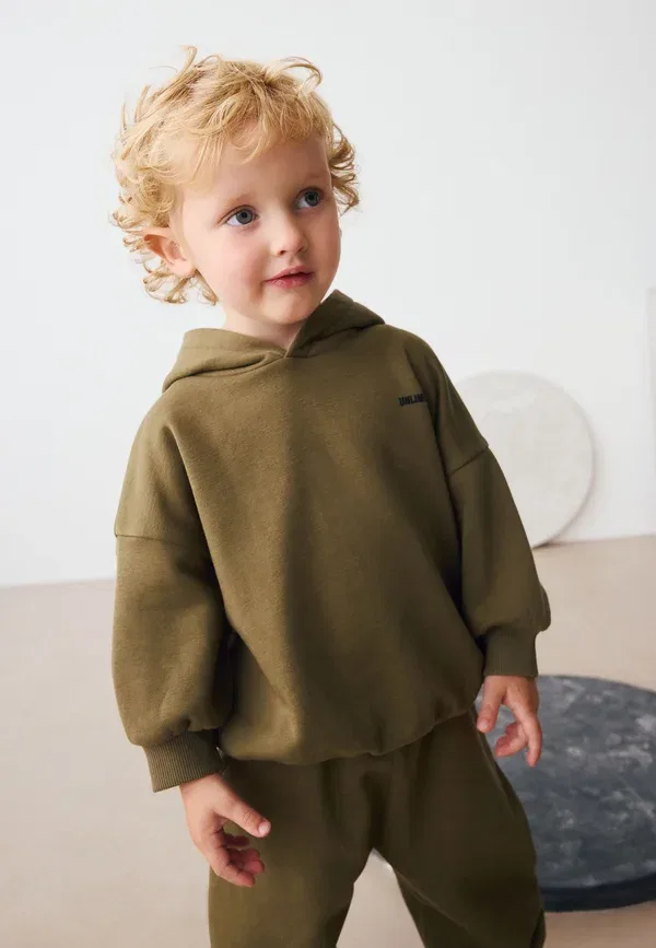 Спортивный костюм из футера с принтом Set Next khaki green, зеленый/хаки — фото 3