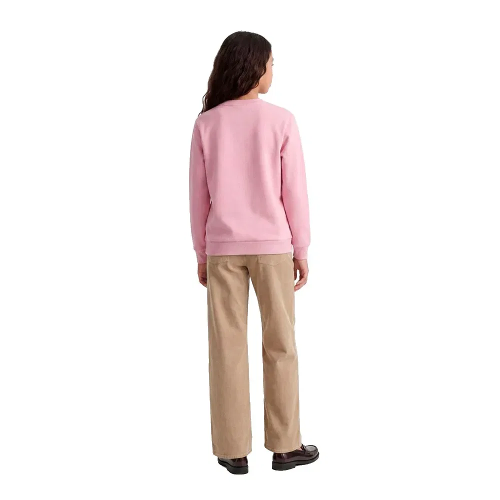 Детский свитшот для девочек с принтом Abbie JJXX Jack & jones, Pink — фото 2