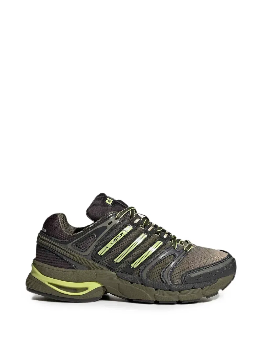 Низкие кроссовки Adistar Control 5 с сетчатыми вставками Adidas Kids, зеленый