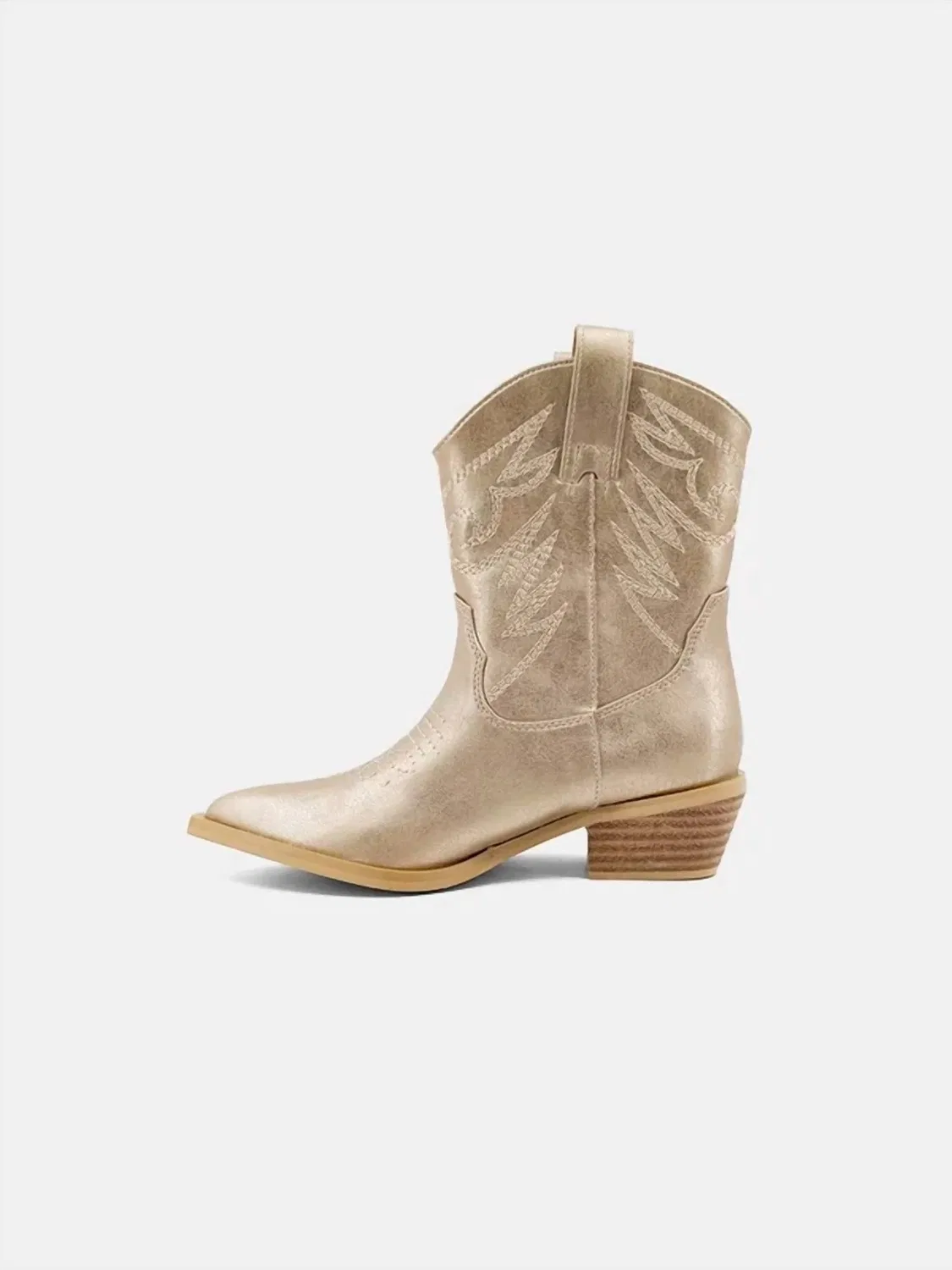 Детские сапоги в западном стиле Zahara Boot SHU SHOP, Gold — фото 2