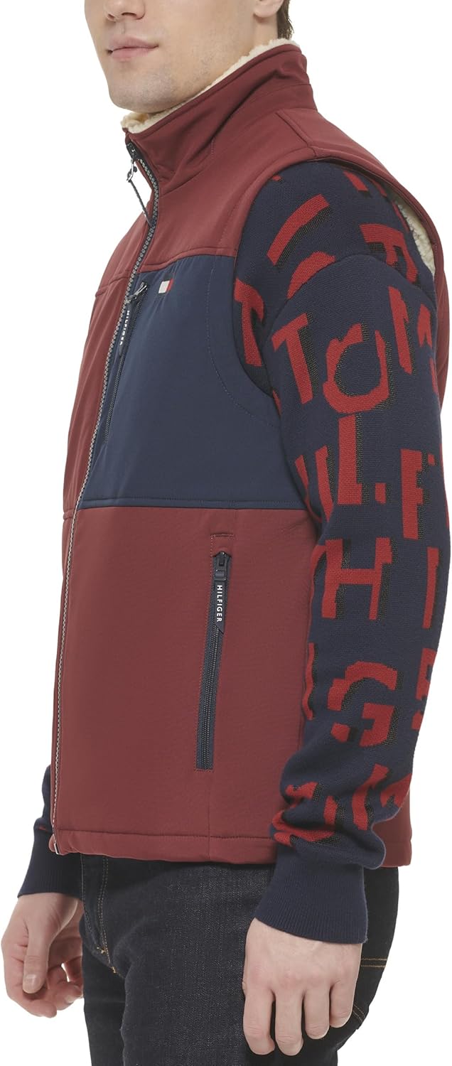 Мужской жилет Tommy Hilfiger с подкладкой из шерпы, Port Combo — фото 3