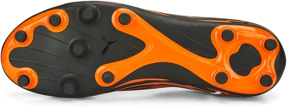 Футбольные бутсы Puma Men's Rapido III Firm для игры на искусственном газоне, черно-белый — фото 3