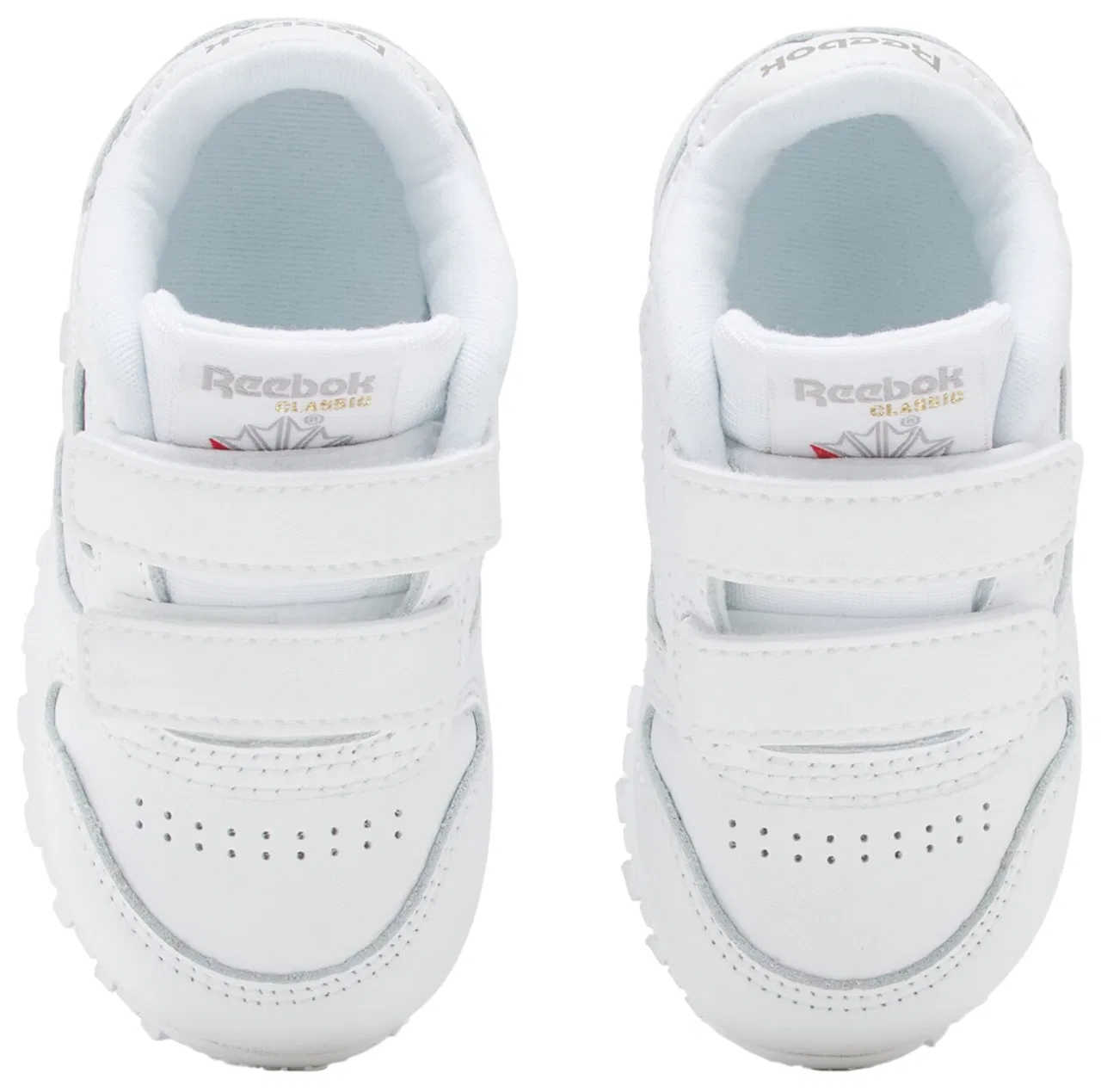 Кроссовки для мальчиков Classic Leather Reebok, цвет White/Carbon/Vector Blue — фото 3