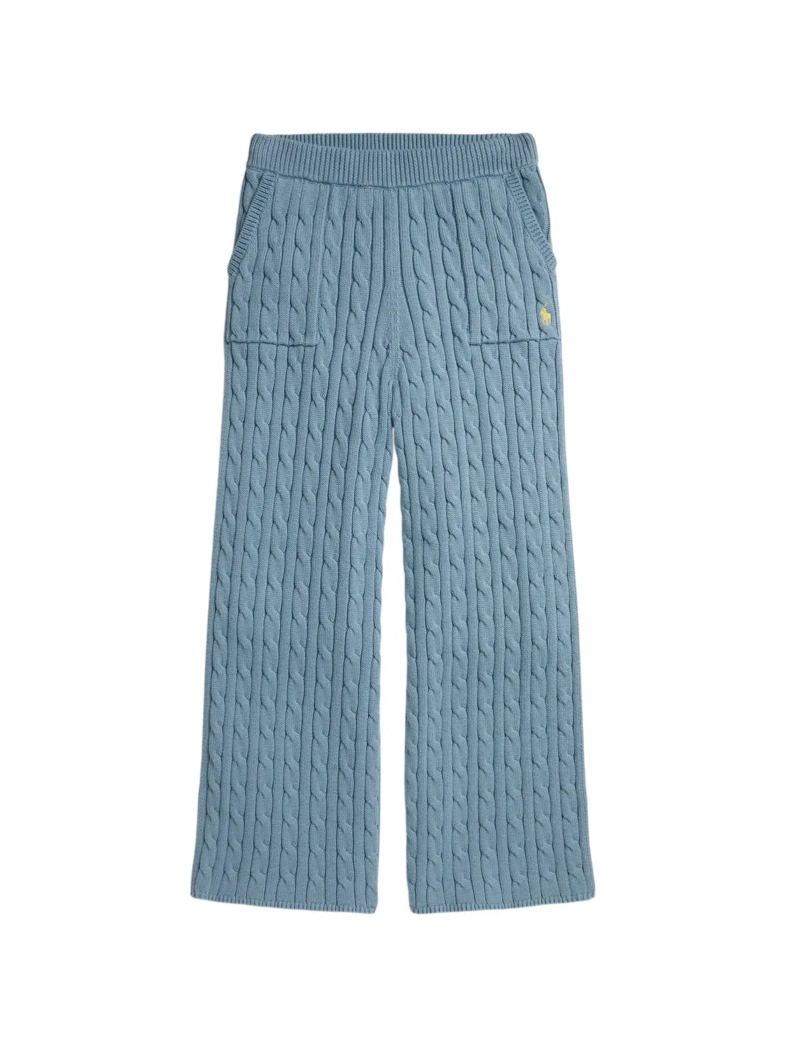 Брюки с вышитым логотипом Polo Ralph Lauren Kids, синий