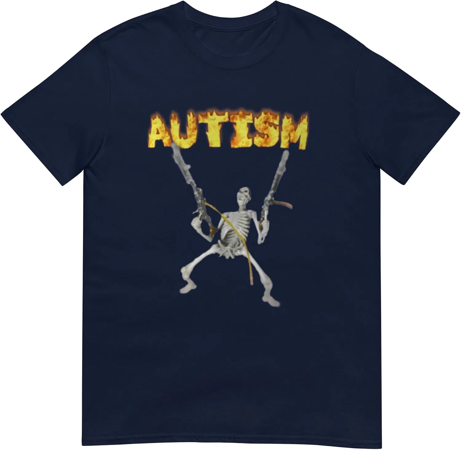 Футболка с принтом скелета Funny Shirt, Black — фото 2