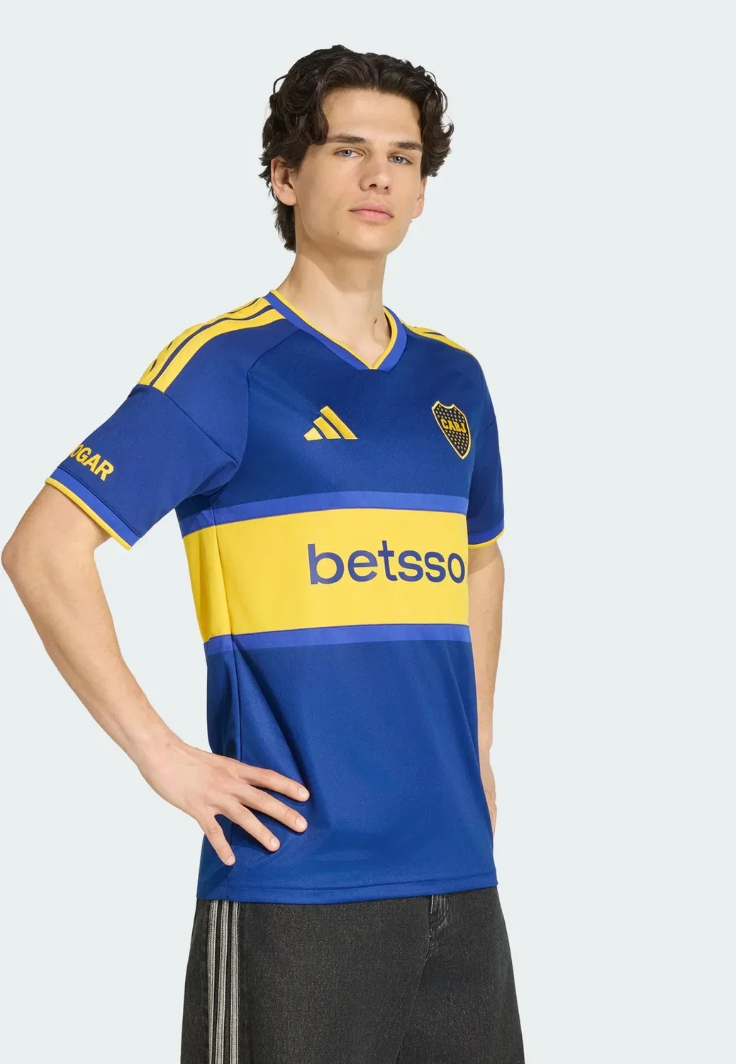 Домашняя футболка «Бока Хуниорс» сезона 26/27 - спортивная футболка Adidas Performance, Victory Blue Bold Gold