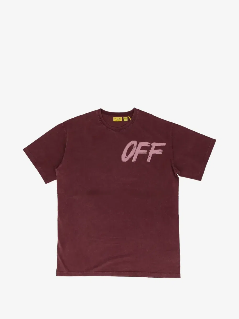 Футболка с логотипом OFF-WHITE, красный