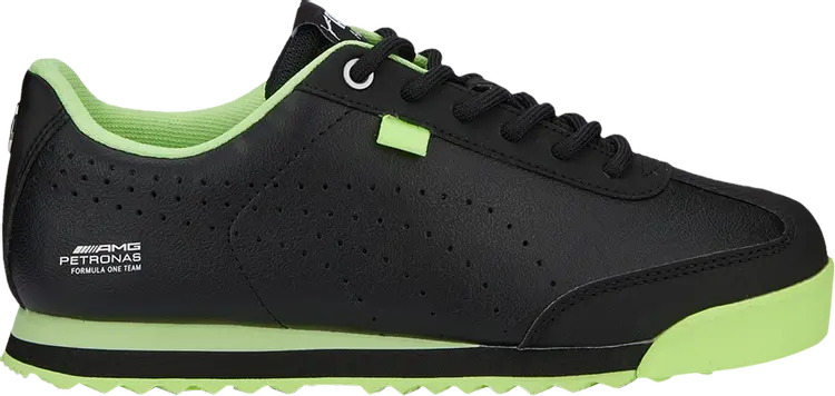 

Кроссовки Puma Mercedes-AMG Petronas F1 x Roma Via Big Kid Black Fizzy Apple, черный