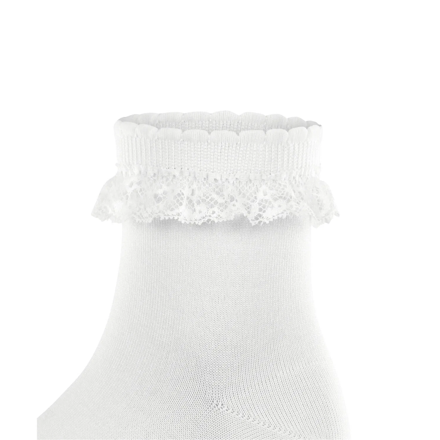 Детские носки с романтическим кружевом Romantic Lace Falke, Weiss — фото 4
