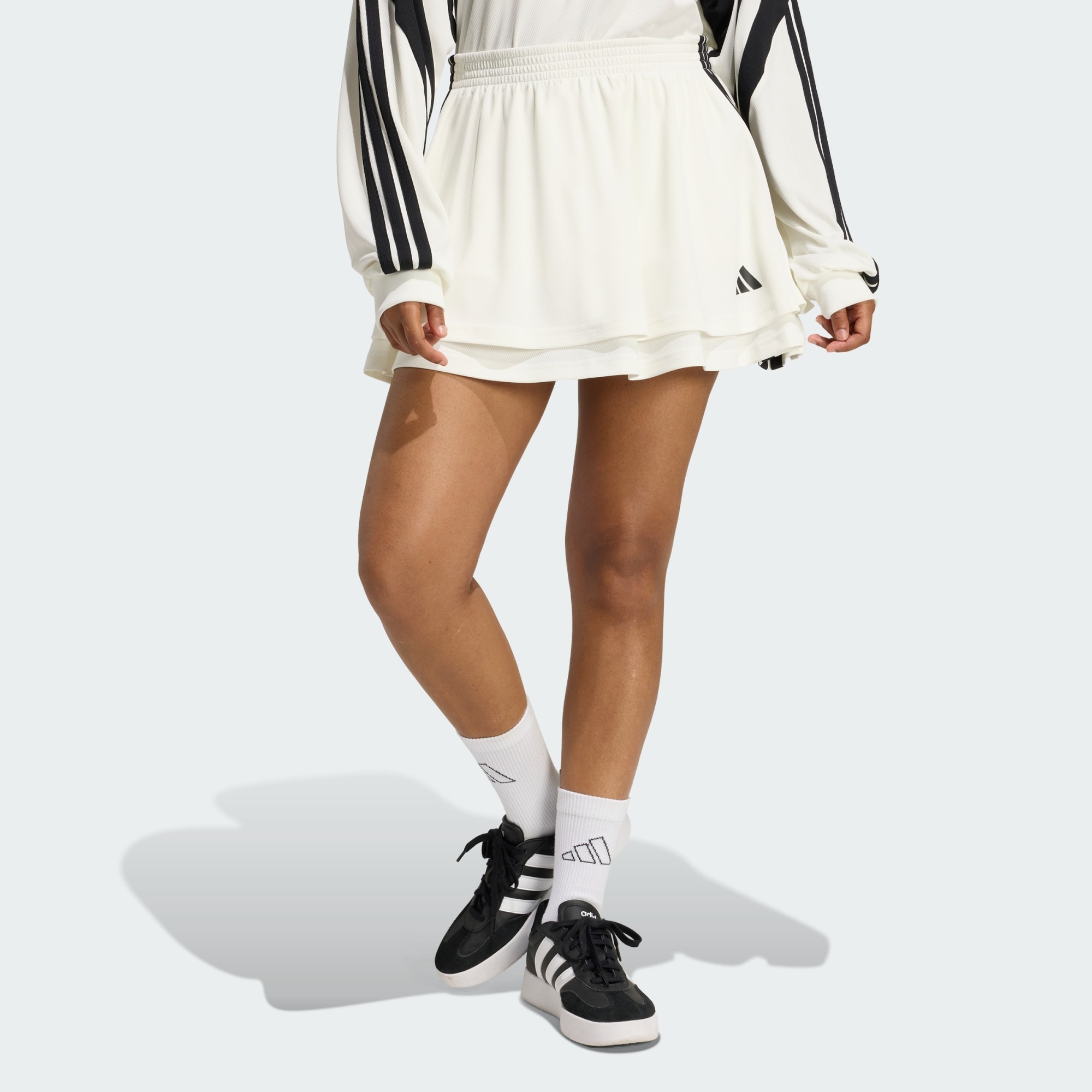 Юбка Adidas House Of Tiro, белый — фото 2