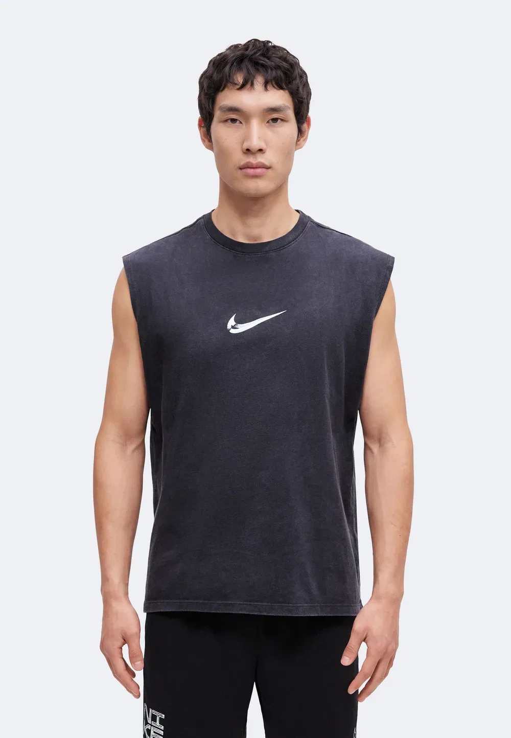 Футболка с принтом "Tee train" Nike Performance, Black/White — фото 3