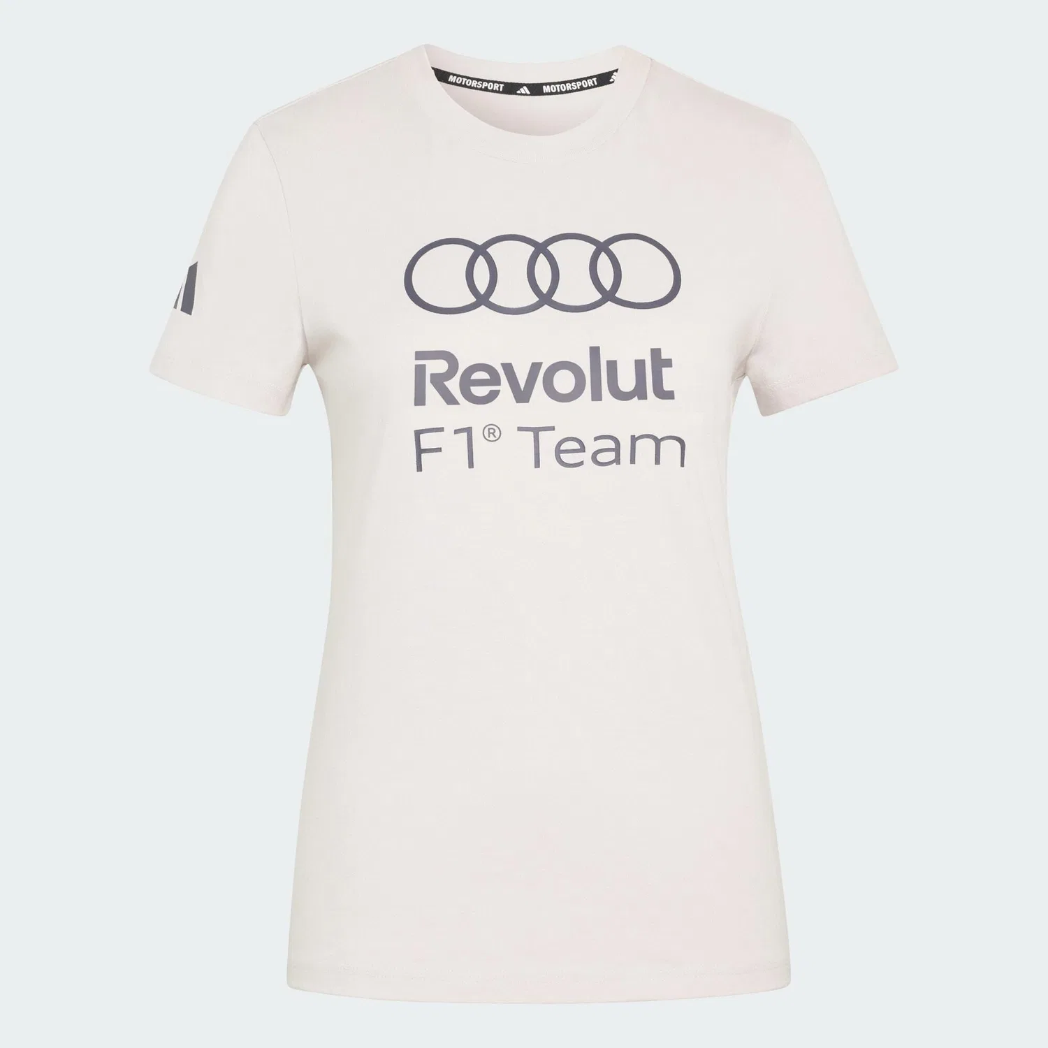 Мужская футболка с принтом Audi Revolut F1 Team DNA Grafik Adidas, Naturweiß — фото 2