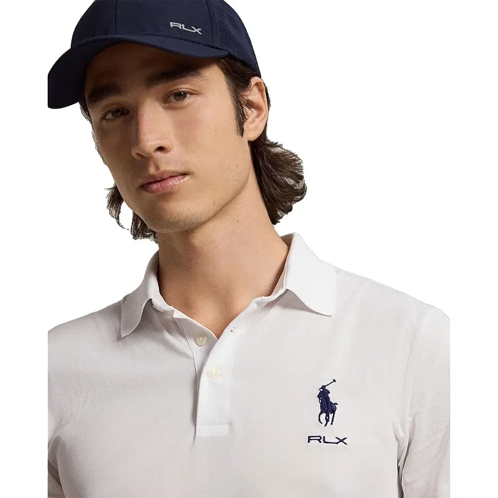 Мужская футболка-поло с коротким рукавом Polo ralph lauren, White — фото 4