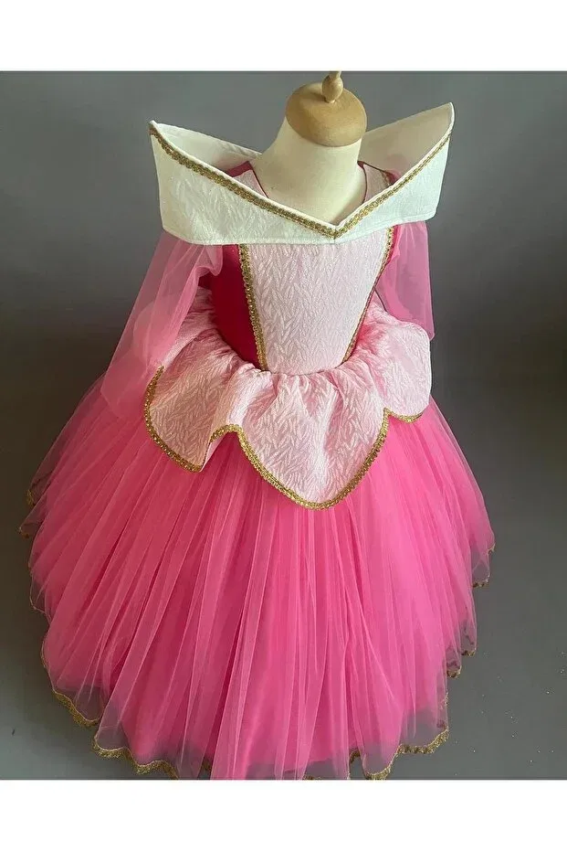 Детское платье для девочек с длинным рукавом Star Kids, Pink — фото 3