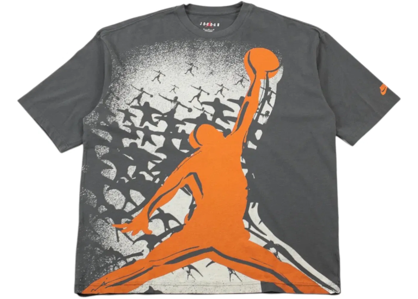 Мужская футболка с принтом Michael Jordan Jordan, Iron Grey/Starfish/Starfish