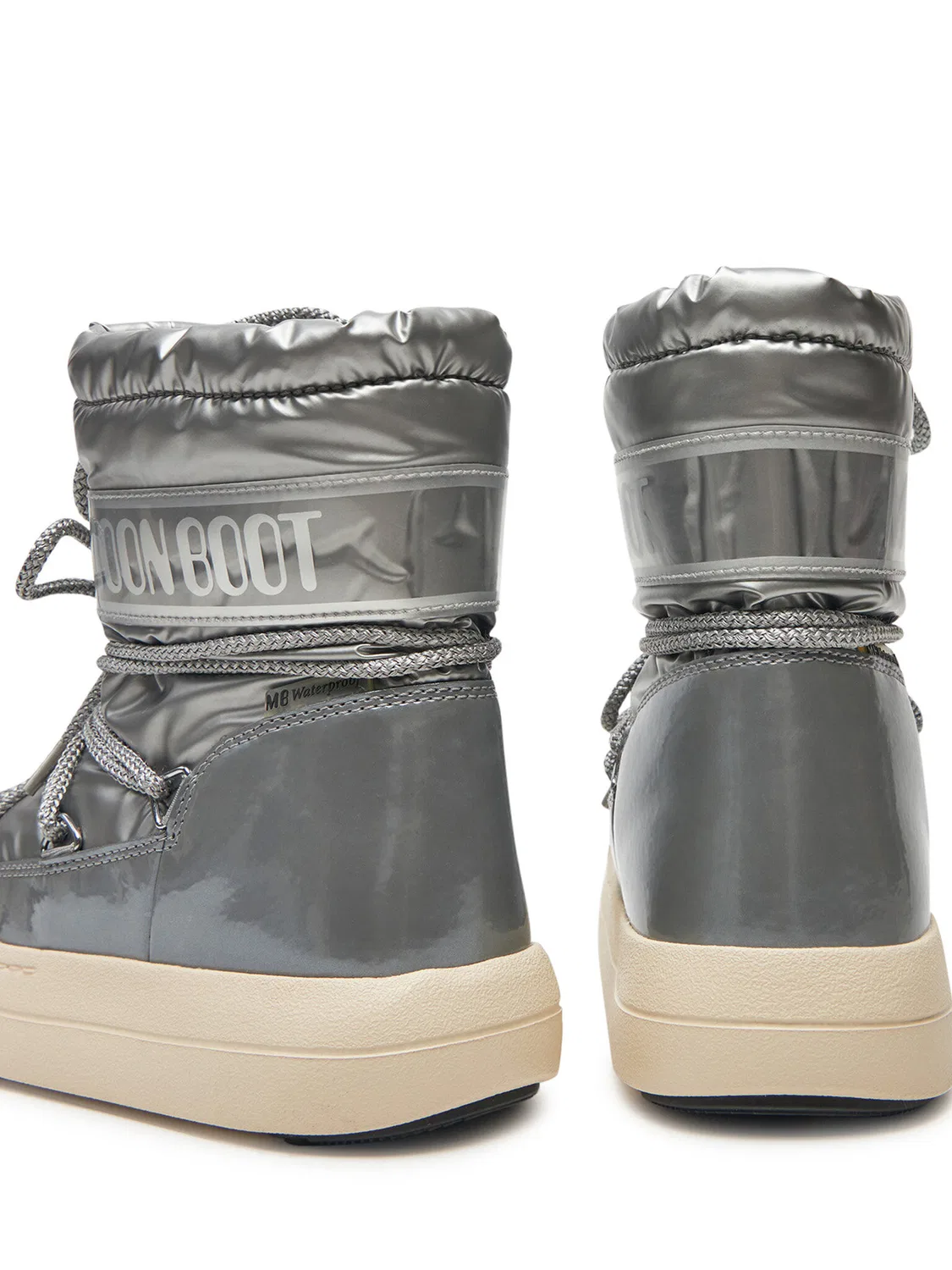 Снегоступы для девочки Junior Park Moon Boot, серебристый — фото 4