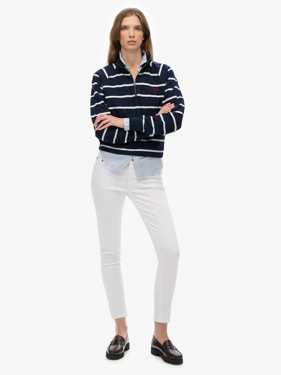 Толстовка с застежкой-молнией Athletic Essentials Superdry, синий — фото 3