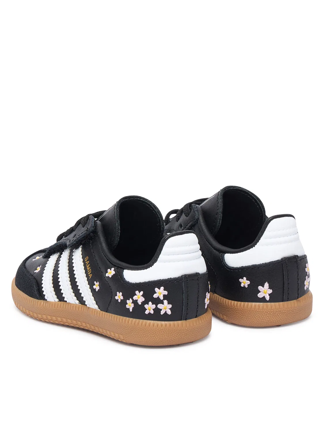 Кроссовки для девочки Samba Og Comfort Closure Elastic Lace Adidas, черный — фото 3