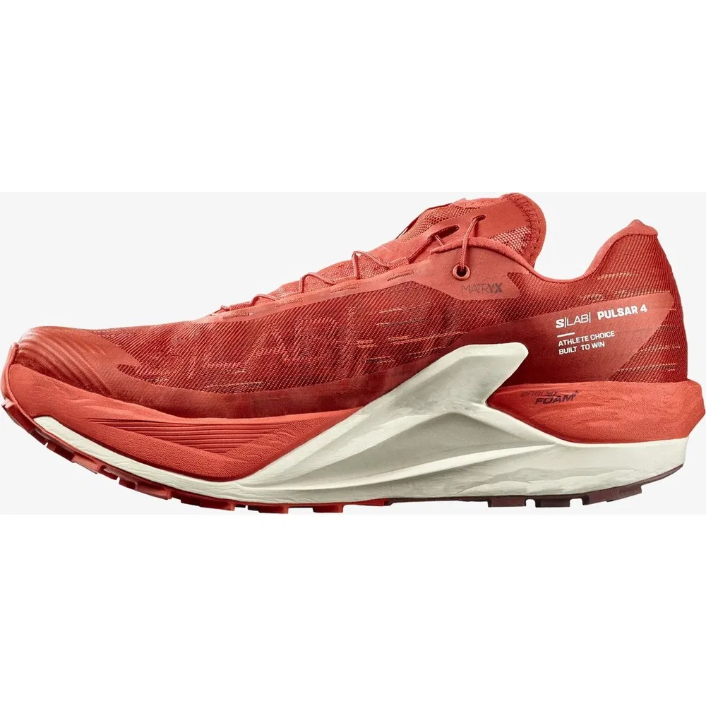 Детские кроссовки для бега Salomon S/lab Pulsar 4, красные — фото 4