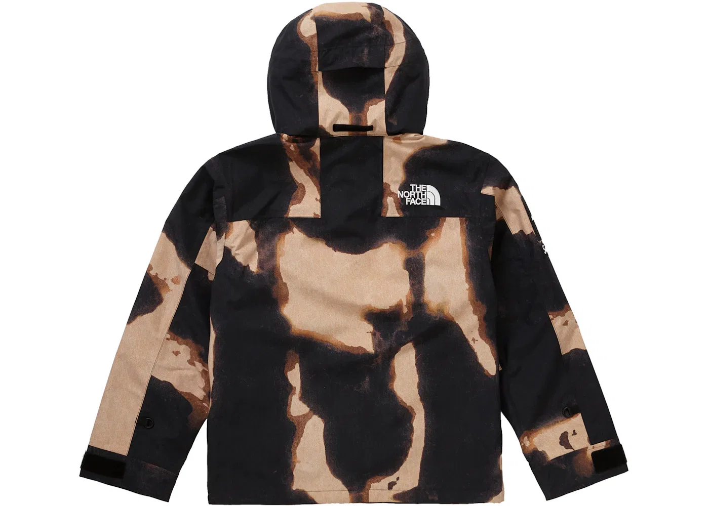Мужская куртка с принтом Bleached Denim Print Supreme, The North Face, Черный — фото 3