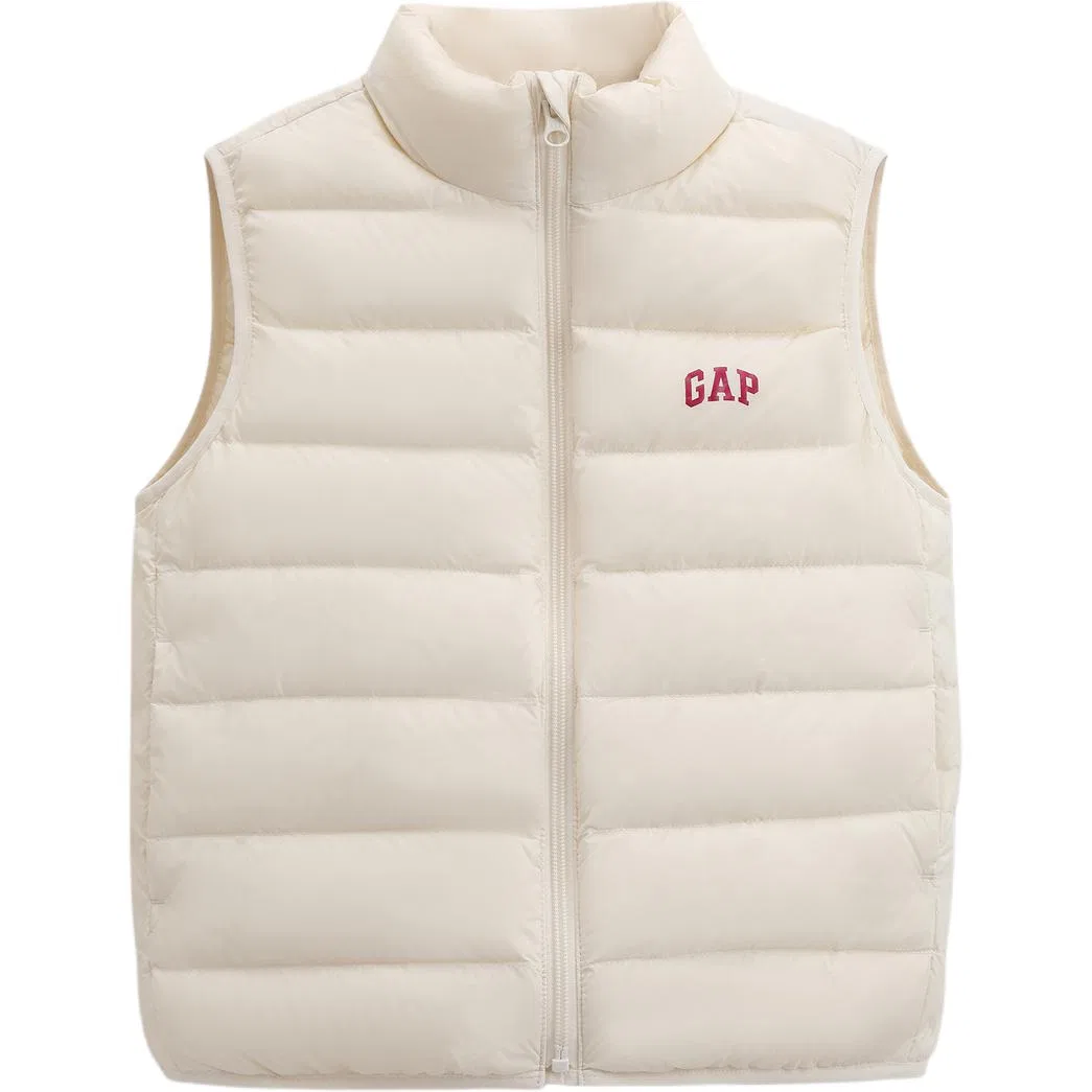 Детский жилет с воротником-стойкой GAP, Ivory White