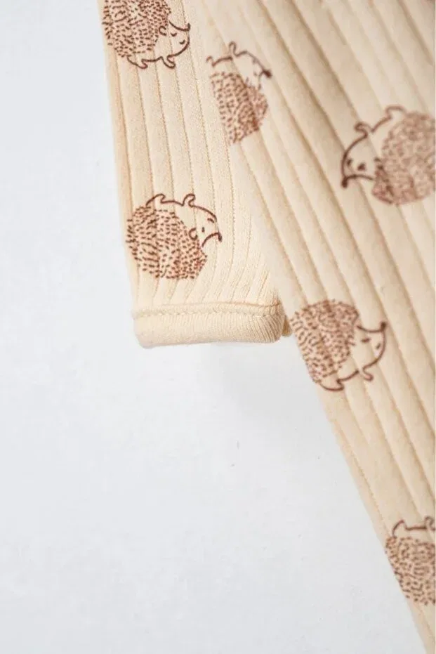 Детский комплект боди-комбинезонов с принтом Basics Enia Baby, Çok Renkli — фото 4