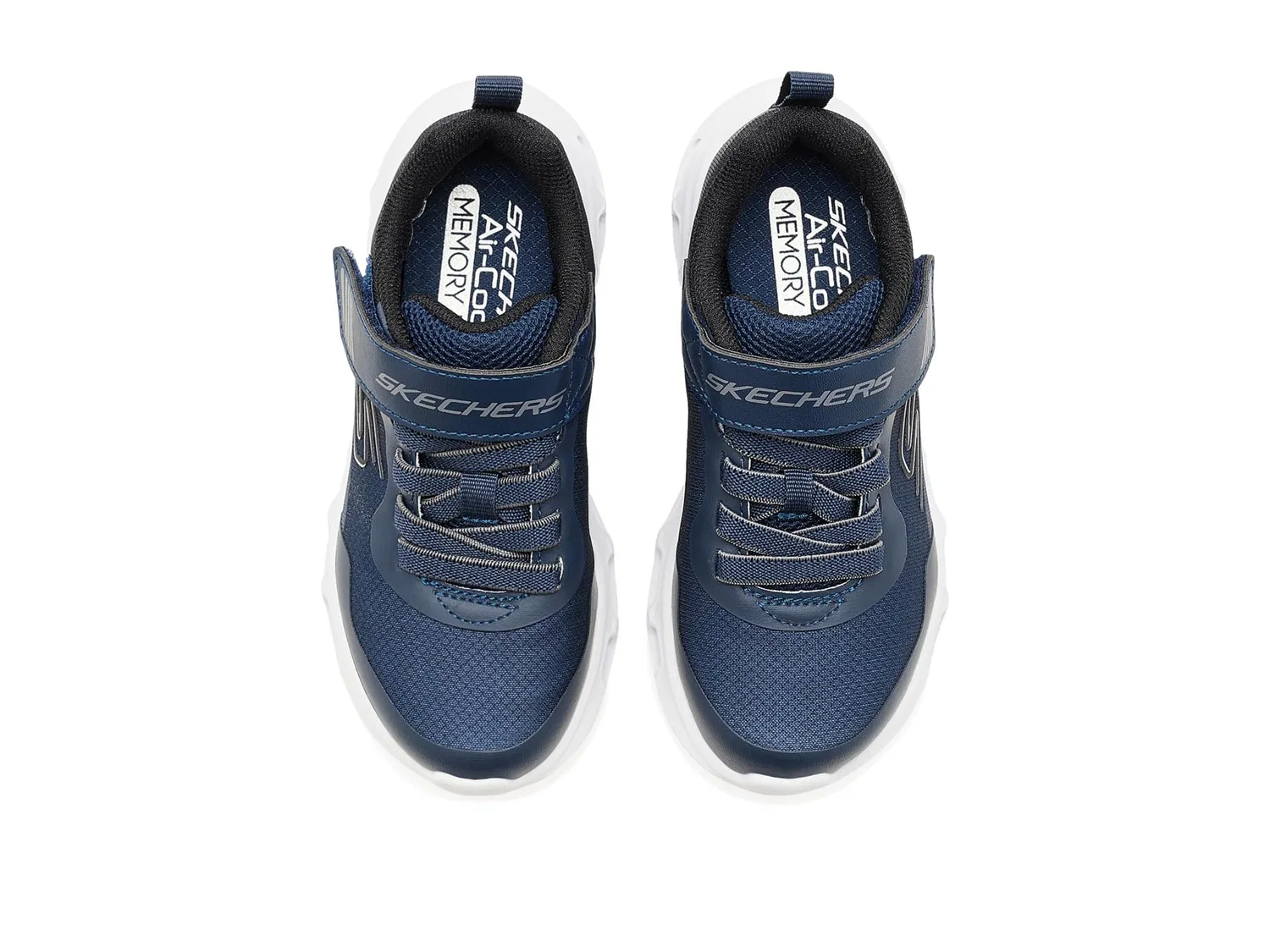 Кроссовки Glide-Step Drift-Zorox 405125L (для маленьких и больших детей) Skechers Kids, Navy/Charcoal — фото 3