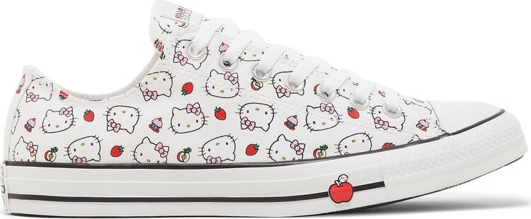 

Кроссовки Converse Hello Kitty x Chuck Taylor All Star Low White, белый, Белый;серый, Кроссовки Converse Hello Kitty x Chuck Taylor All Star Low White, белый