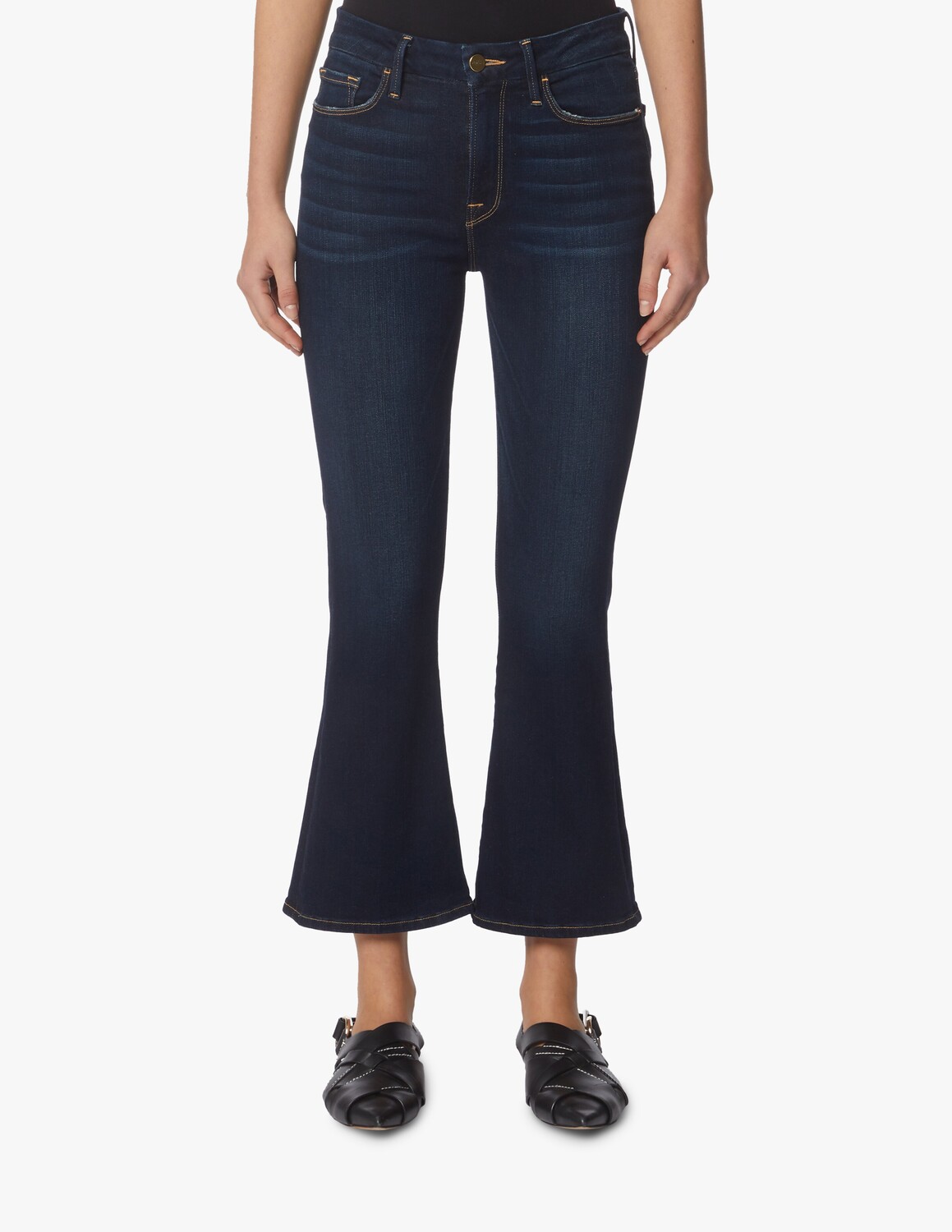 

Джинсы Le Crop Mini Boot FRAME, цвет Cabana