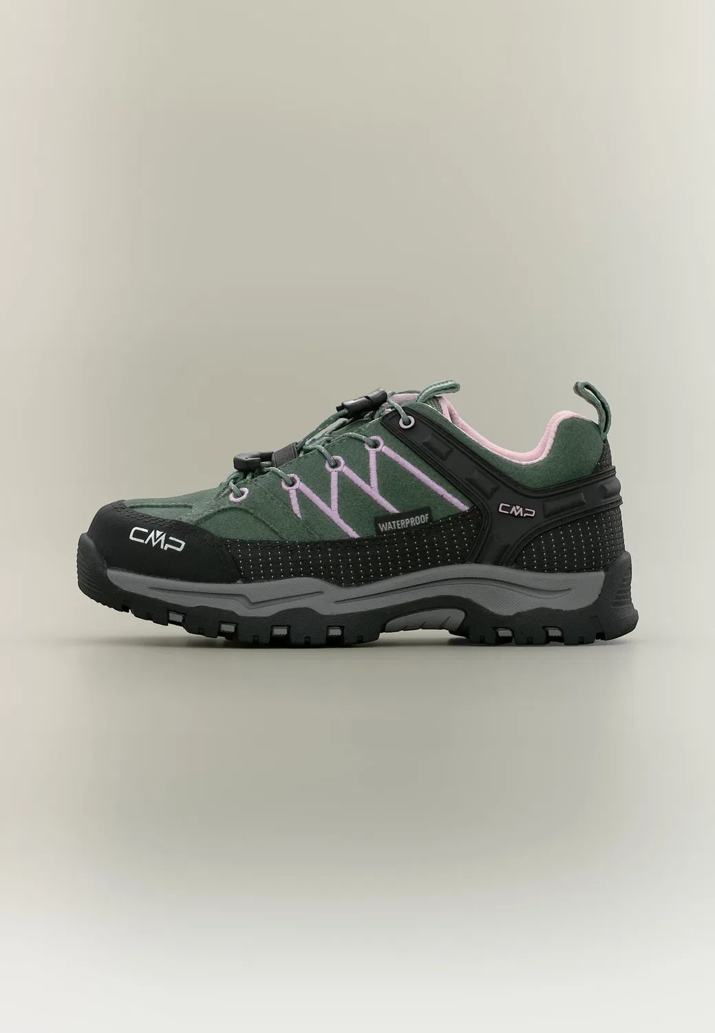 Детские походные ботинки Regel Low WP унисекс Cmp, Green Tea/Soft Pink