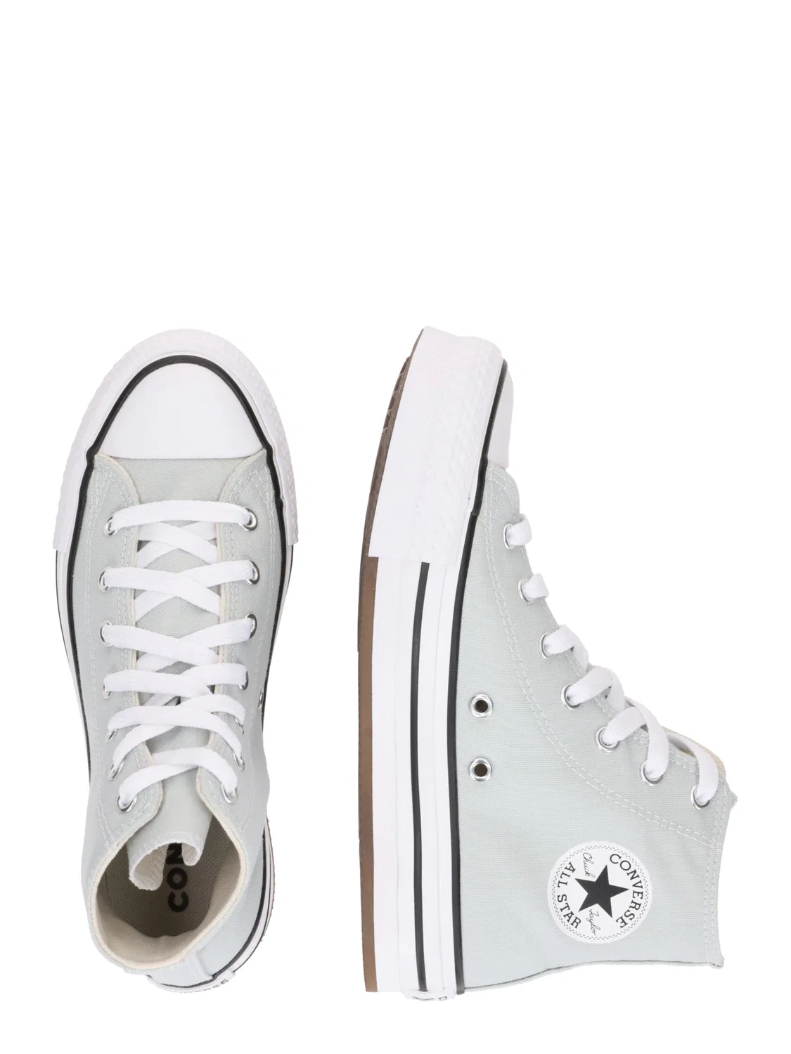 Кроссовки Converse Chuck Taylor All Star пастельно-зеленого цвета — фото 3