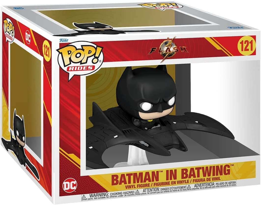

Фигурка Funko POP! Ride Super Deluxe: DC - The Flash, Batman in Batwing