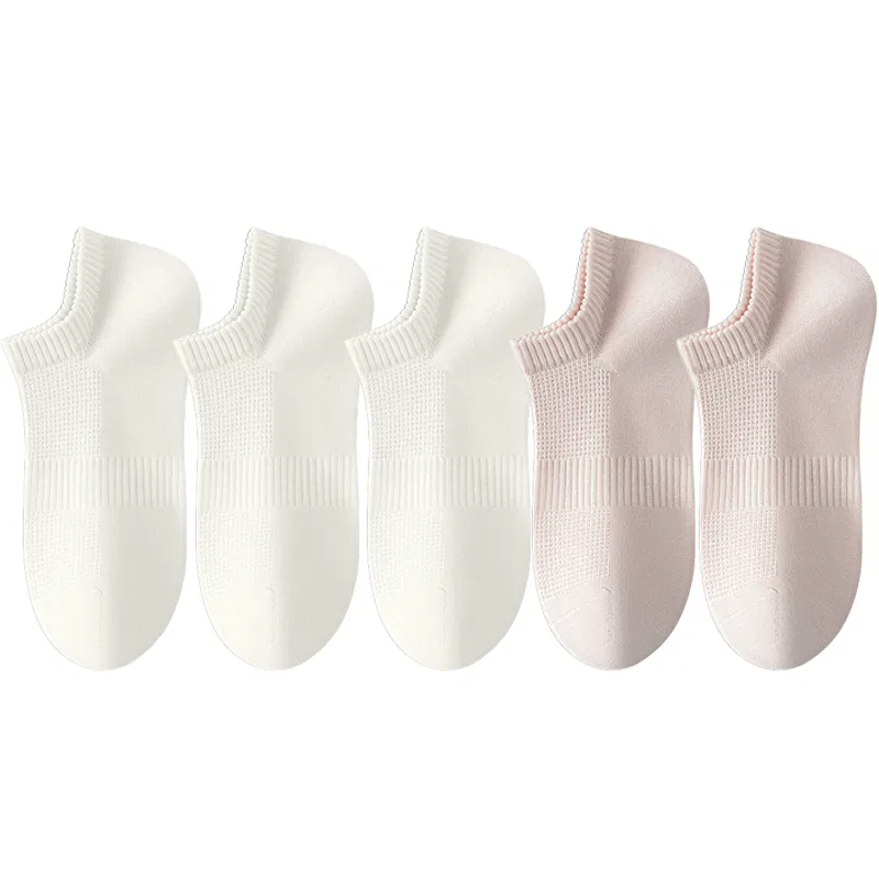 Детские носки 5 пар DUSHILIREN, White Light Pink