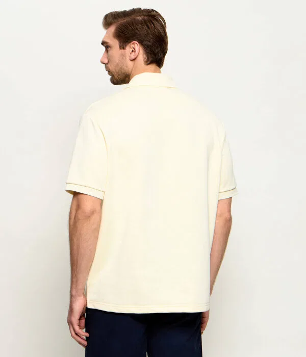 Мужское поло свободного кроя Lacoste, Giallo — фото 3