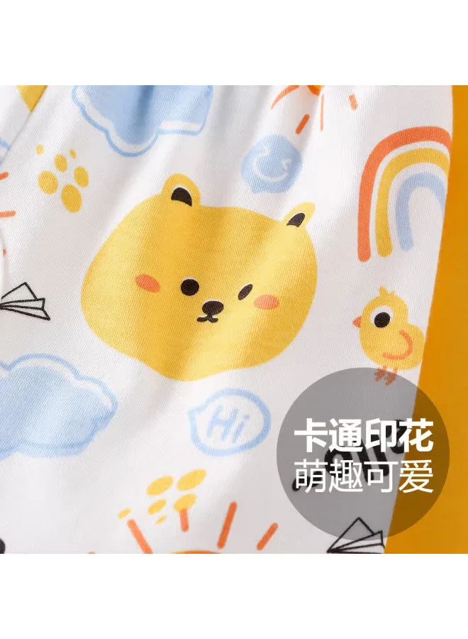 Шорты детские дышащие с открытым кроем, модель Summer Baby, Doxiluka, желтый — фото 4