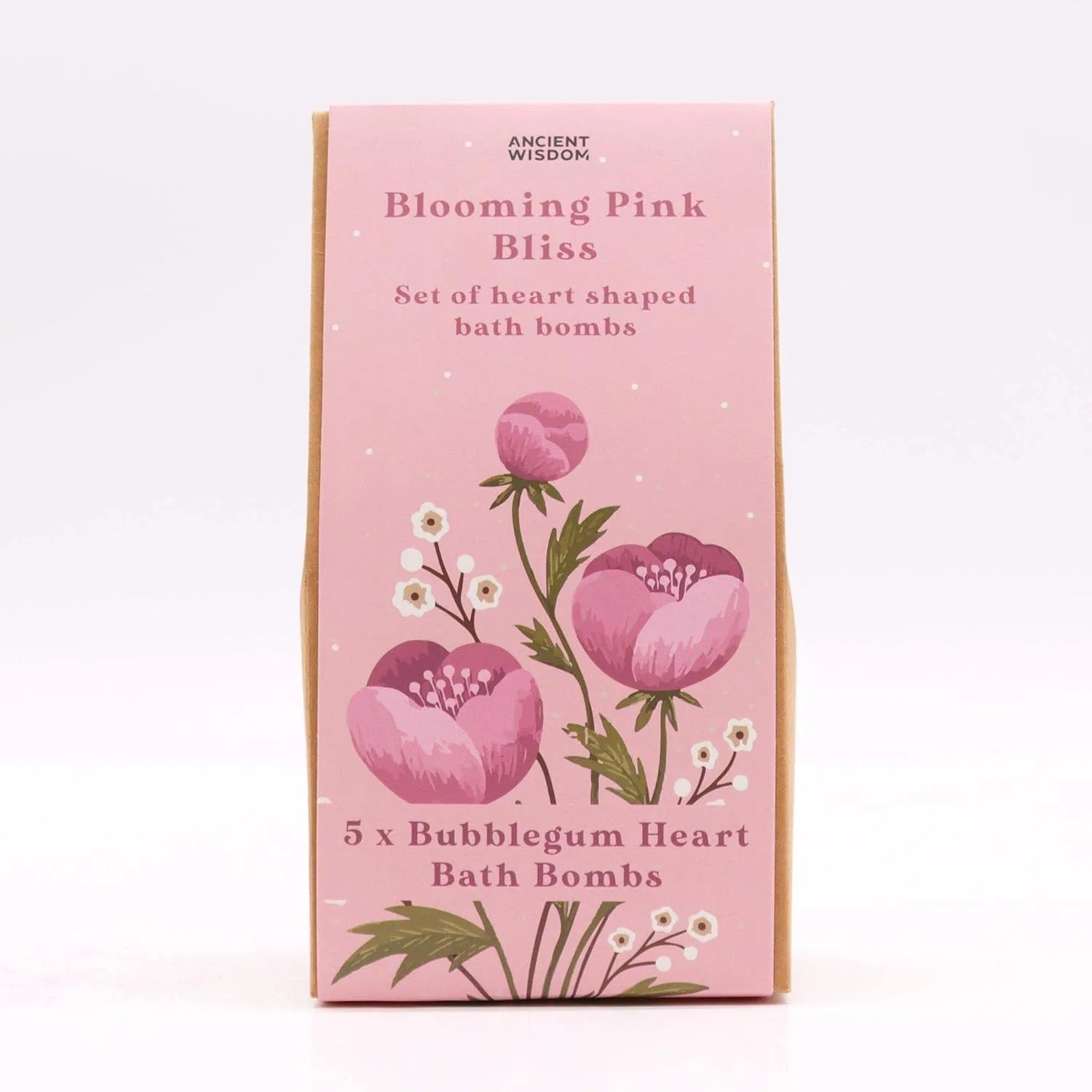 Набор бомбочек для ванны Heart Bath Bombs, Ancient Wisdom, 5 шт, 70 г, Bubble Gum, Rose — фото 3