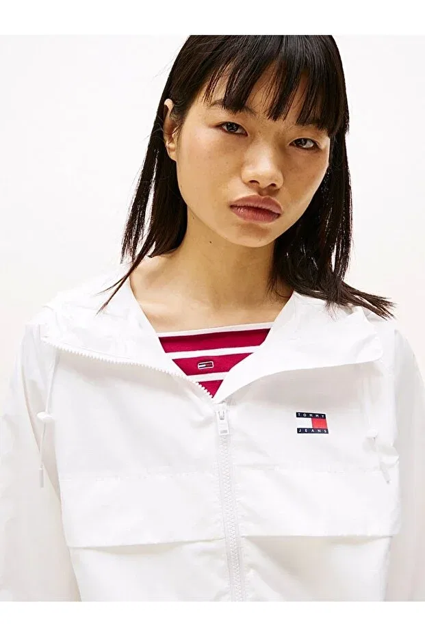 Женский дождевик с длинным рукавом Tommy Hilfiger, Ecru — фото 2