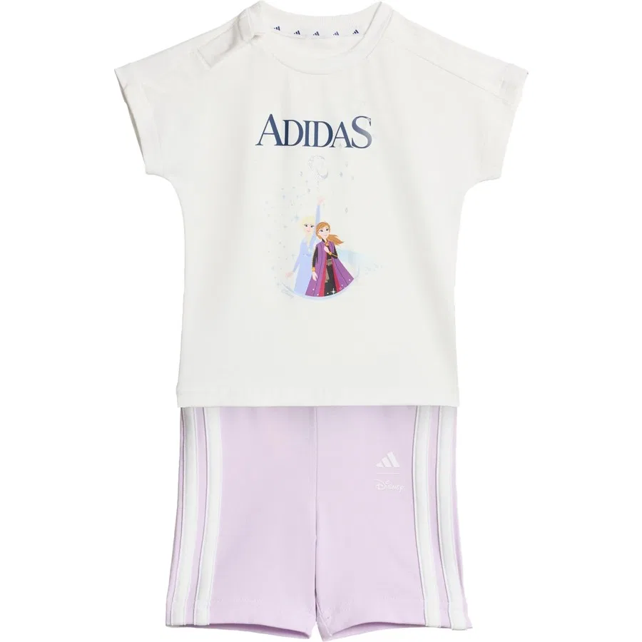 Комплект футболок с принтом Frozen adidas Sportswear Disney, Бело-синий