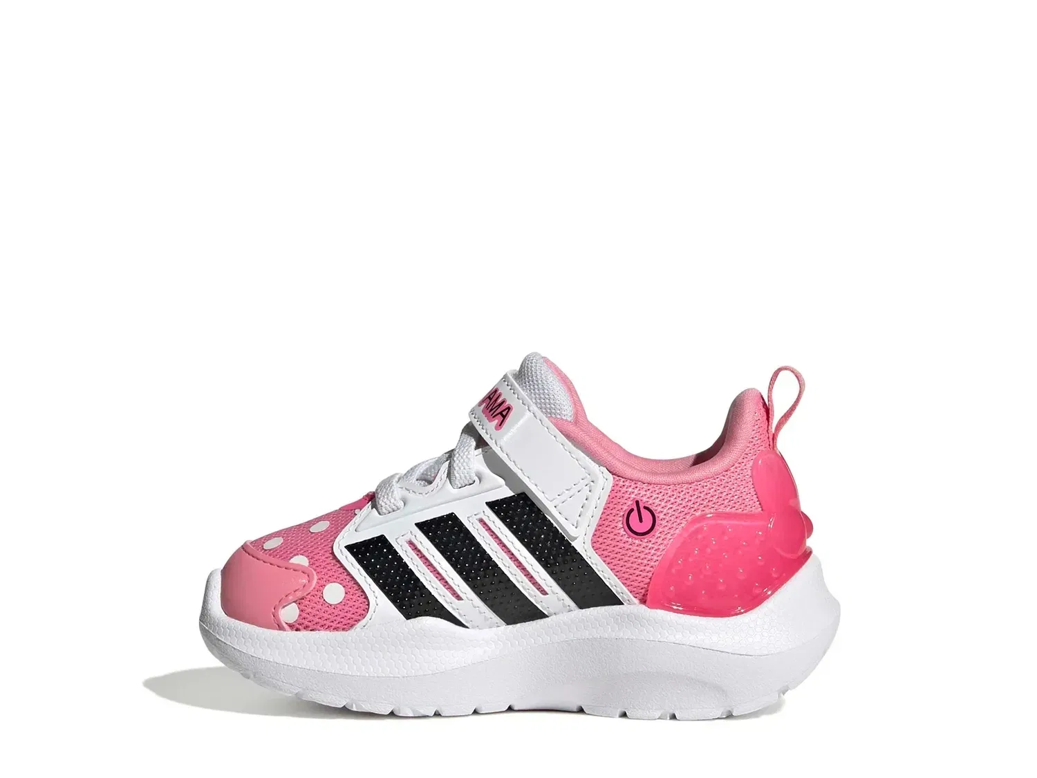 Кроссовки Minnie Mouse Lightorama, adidas, белый/розовый — фото 2
