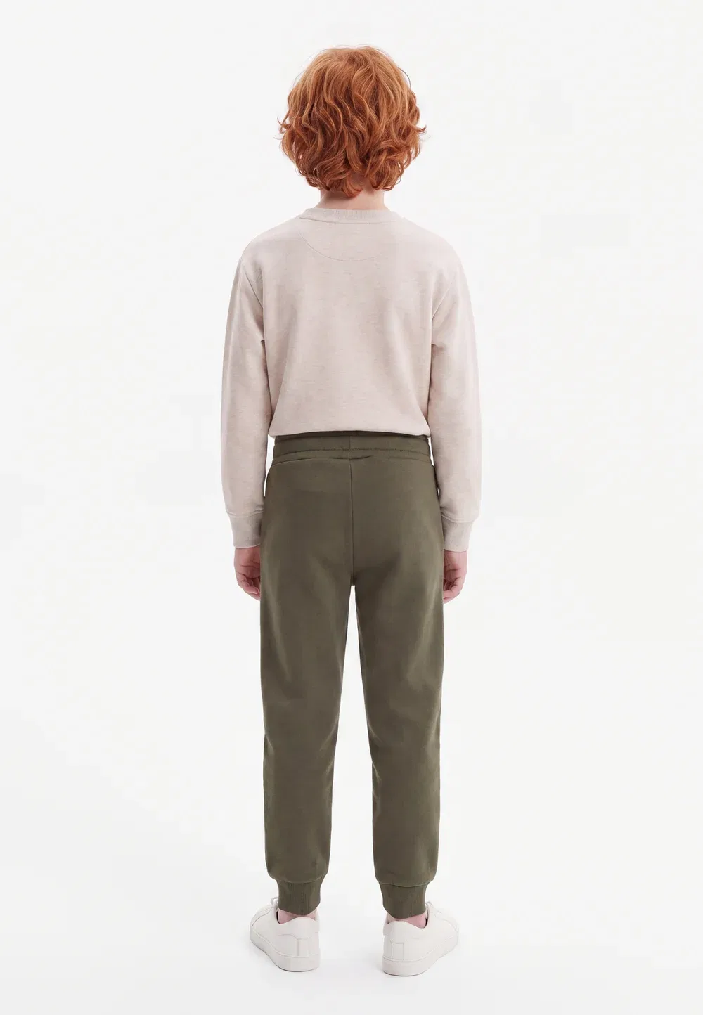 Детские и подростковые спортивные штаны - спортивные брюки Boss Kidswear, Olive Night — фото 2