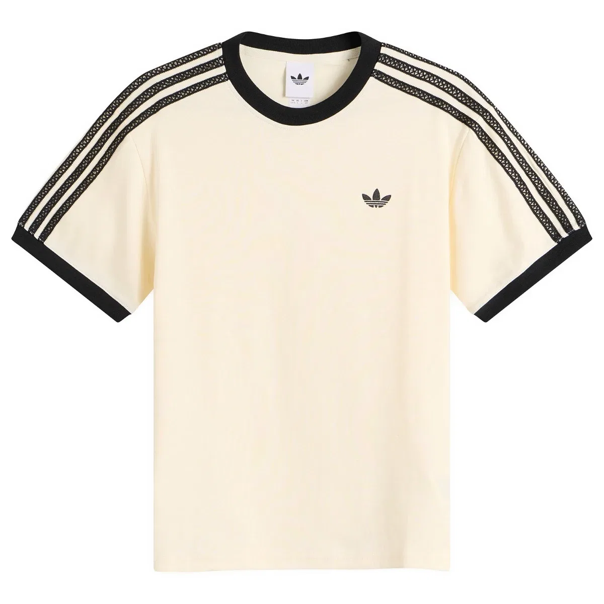 Футболка с длинным рукавом 3 Stripes Tee Adidas, Cream White