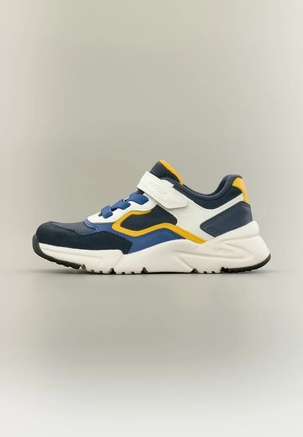 Мальчик Лофтус - кроссовки Geox, Navy/White