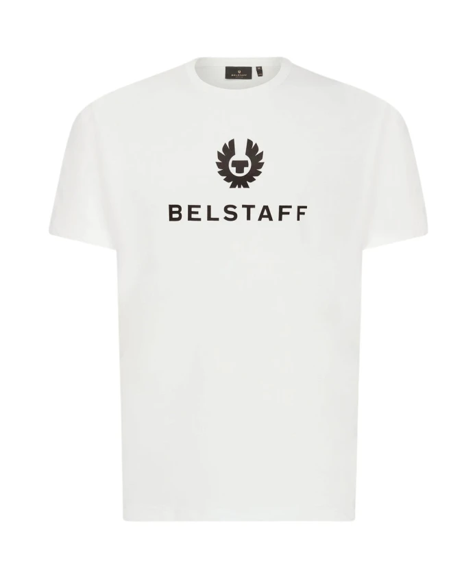 

Фирменная футболка Phoenix, темные чернила. Belstaff, белый