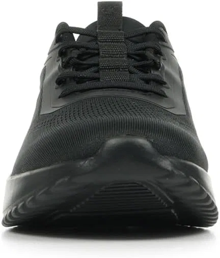 Мужские низкие кроссовки Calvin Klein Eva Runner Mix NY Ym0ym01387, Black Triple Black — фото 4