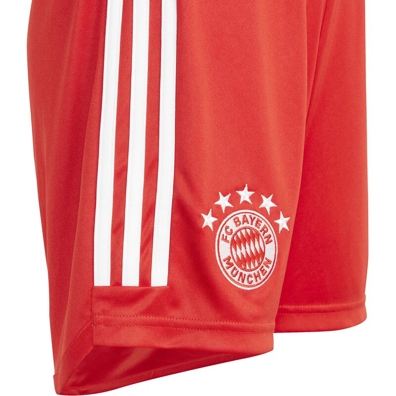 Штаны команды ФК Бавария Мюнхен 23/24 детские домашние Adidas, белый — фото 4