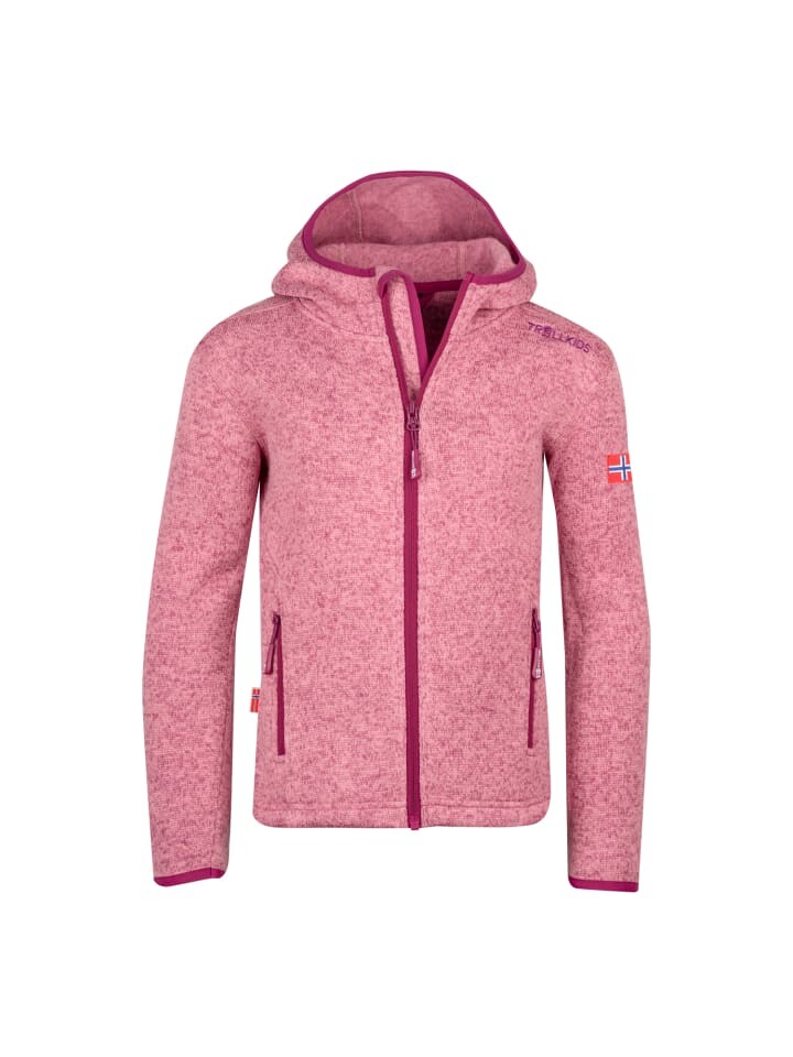 

Флисовая куртка Trollkids Jondalen XT, цвет mauve/plum
