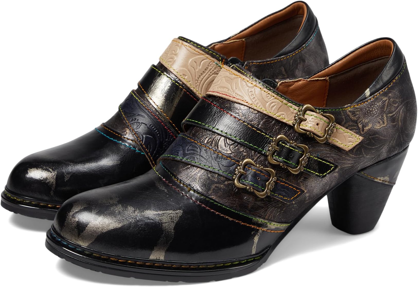 Туфли L'Artiste by Spring Step Graphic, цвет Black Metallic