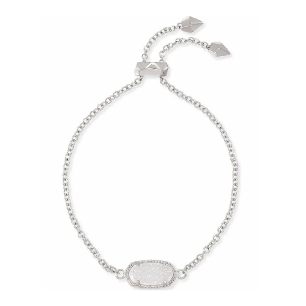 

Браслет-цепочка Kendra Scott Elaina из розового золота с регулируемой длиной, переливающийся друзами Kendra Scott, Multi