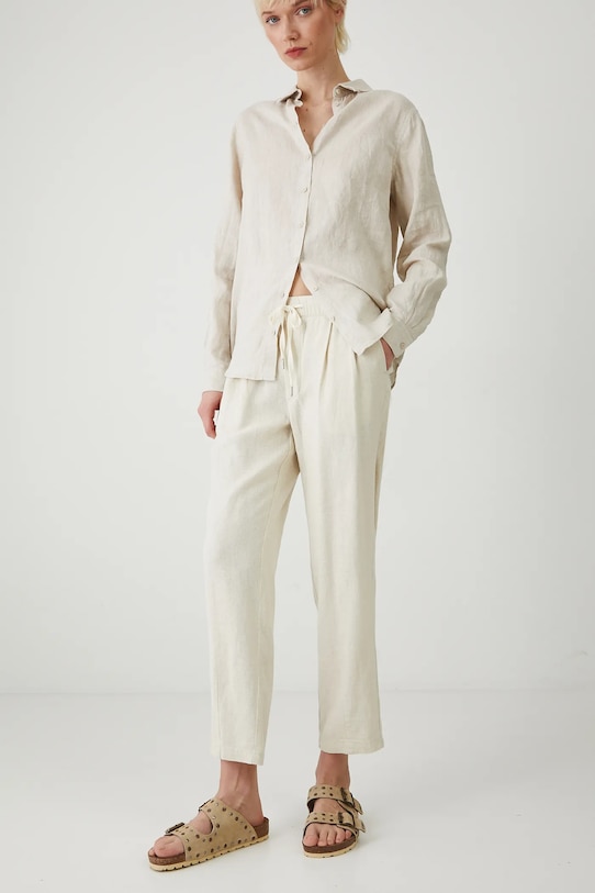 

Льняные брюки Medicine, бежевый