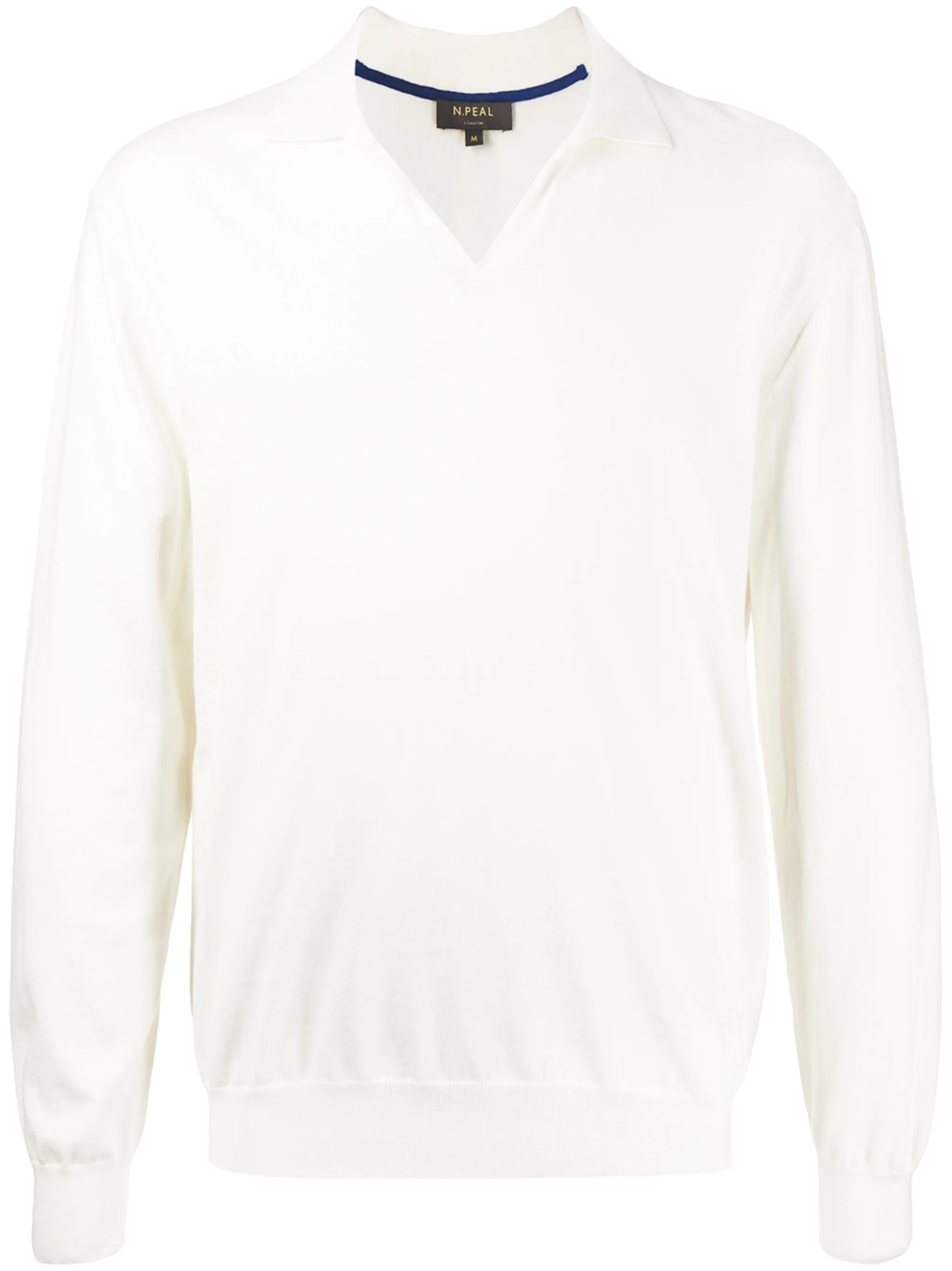 

Джемпер с воротником поло N.Peal, белый